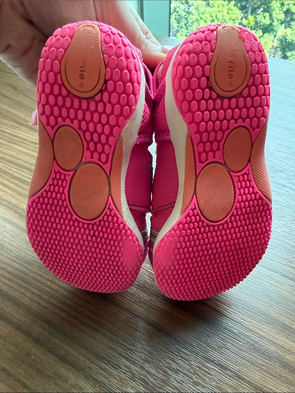 Stride Rite Girls' Pink and Aqua Active Sandals